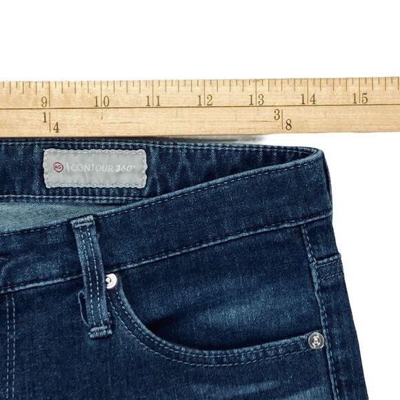 AG Adriano Goldschmied The Prima Jeans Womens 27 Blue Mid Rise Cigarette Denim - Picture 10 of 16